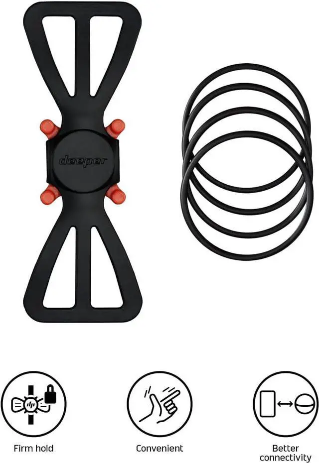 Alt view image 3 of 4 - Deeper Smartphone Mount for Fishing Rod  See Phone and Keep Hands Free While Using Deeper Sonars