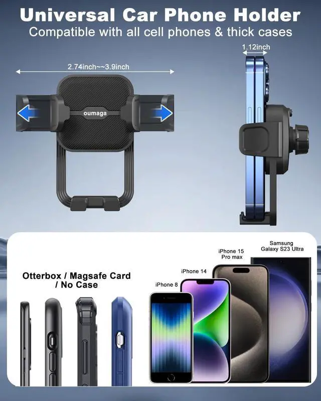 Alt view image 7 of 7 - Universal Dashboard Phone Holder - Super Stable Car Mount, Bendable Titanium Alloy, Compatible with iPhone & Android Smartphones