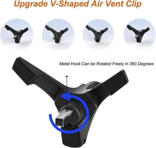 Alt view image 6 of 7 - Car Cell Phone Holder Mount for Chevy Chevrolet Silverado 1500 2500 HD Equinox Colorado Malibu Tahoe Cruze Blazer Camaro Traverse Trax Accessories Support Circular & Vertical Air Vents