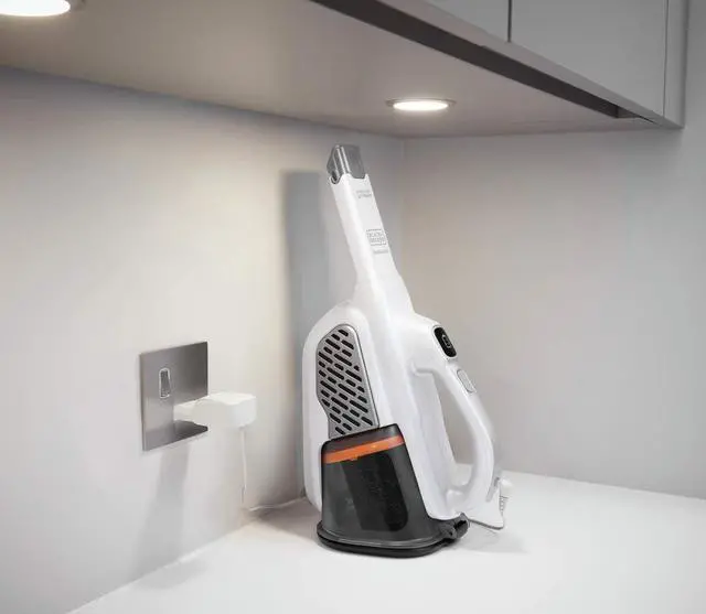 Alt view image 6 of 7 - BLACK+DECKER Dustbuster Handheld Vacuum, Cordless, AdvancedClean+, White (HHVK320J10)