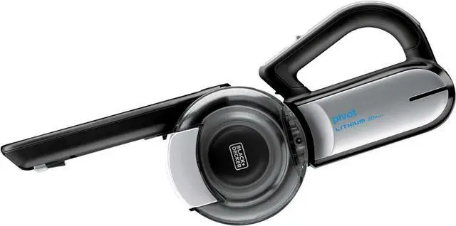 Alt view image 5 of 7 - BLACK+DECKER dustbuster PIVOT VAC Cordless Handheld Vacuum, Home and Car Vacuum with Crevice Tool and Pivot Nozzle (BDH2000PL)