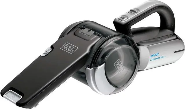Alt view image 4 of 7 - BLACK+DECKER dustbuster PIVOT VAC Cordless Handheld Vacuum, Home and Car Vacuum with Crevice Tool and Pivot Nozzle (BDH2000PL)