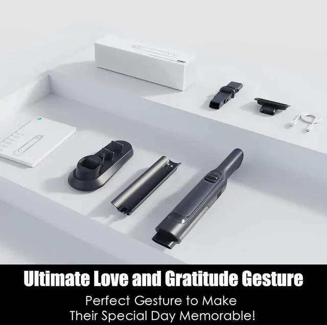 Alt view image 2 of 7 - Handheld Vacuum Cordless, Lightweight 1.4lb with Powerful Suction, Charging Dock, Single Touch Empty and Detachable Dust Cup, Portable Mini Car Vac for Home Office and Pet Hair