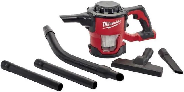 Main image of Milwaukee 0882-20 Filter M18 18V Cordless Lithium-ion Compact Vacuum, Hand Held 40 CFM (Complete Set), with Bonus Premium Microfiber Cleaner Bundle
