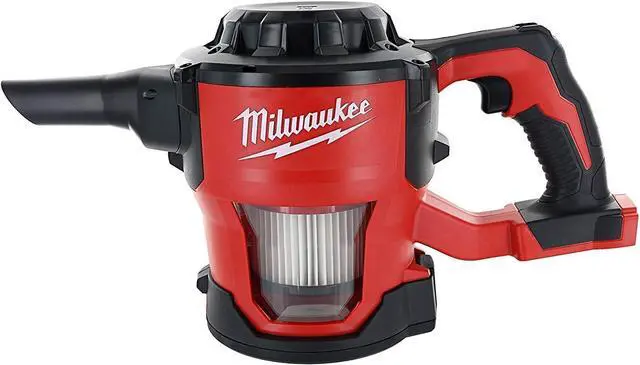 Alt view image 6 of 7 - Milwaukee 0882-20 Filter M18 18V Cordless Lithium-ion Compact Vacuum, Hand Held 40 CFM (Complete Set), with Bonus Premium Microfiber Cleaner Bundle