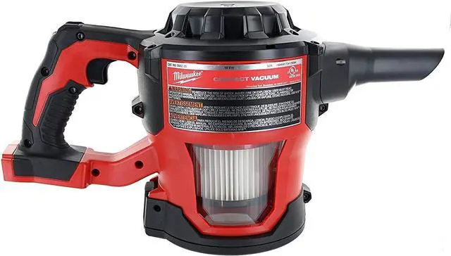 Alt view image 7 of 7 - Milwaukee 0882-20 Filter M18 18V Cordless Lithium-ion Compact Vacuum, Hand Held 40 CFM (Complete Set), with Bonus Premium Microfiber Cleaner Bundle
