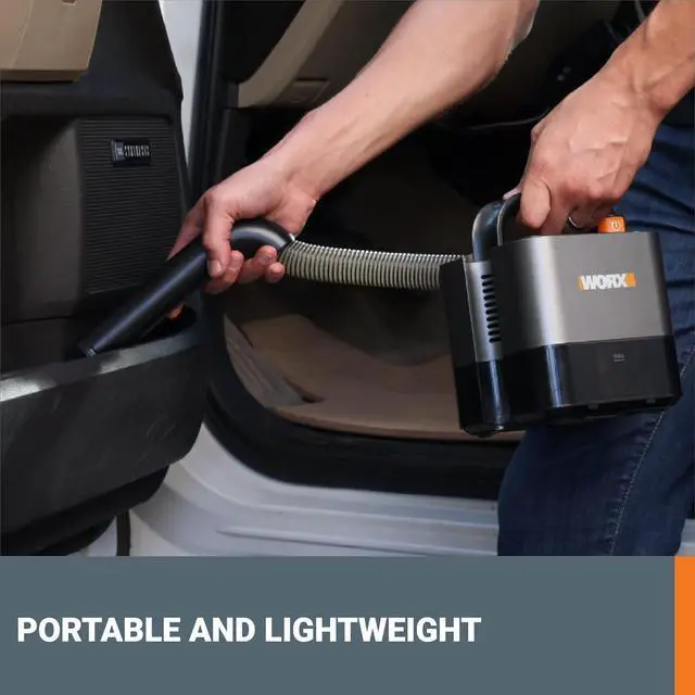 Alt view image 5 of 7 - WORX WX030L 20V Power Share Cordless Cube Vac Compact Vacuum, Black