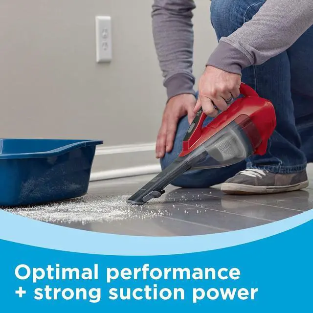 Alt view image 5 of 7 - BLACK+DECKER dustbuster AdvancedClean Cordless Handheld Vacuum, Home and Car Vacuum (HLVA320J26)