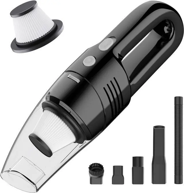 Main image of Roaringkitty S3Pro Handheld Vacuum Cleaner - Reliable Cleaning Power with Convenient Accessories,Stylish and Lightweight for Effortless Cleaning, Perfect for Busy Women Home and Car (Black, Medium)