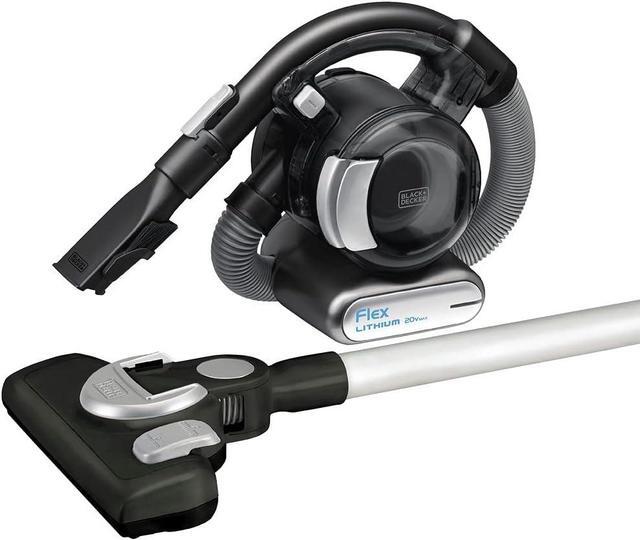 Alt view image 7 of 7 - BLACK+DECKER 20V Max Flex Cordless Stick Vacuum with Floor Head and Pet Hair Brush (BDH2020FLFH)