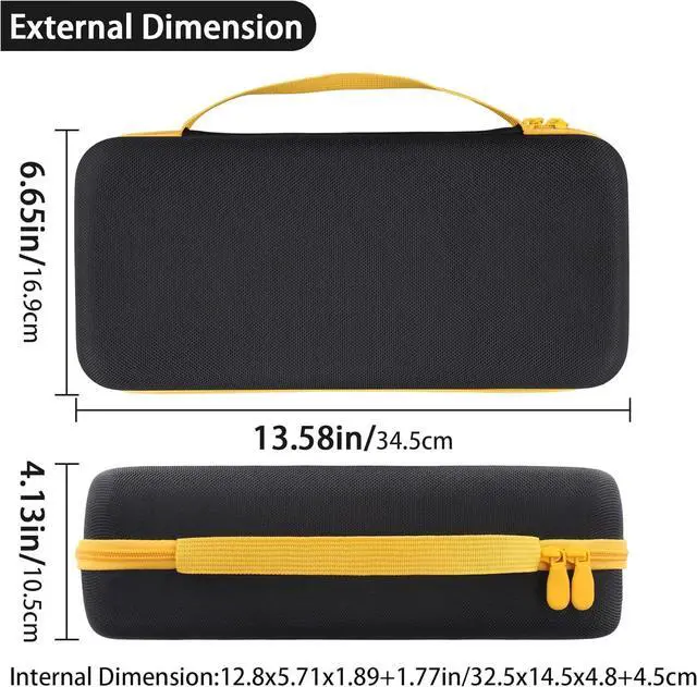Alt view image 6 of 7 - Aenllosi for Fanttik V8 Apex/Slim V8 Mate/V10 Apex/Slim V10 Mate Car Vacuum Hard Case, Fanttik Cordless V8/V10 Car Vacuum Organizer (Case Only)