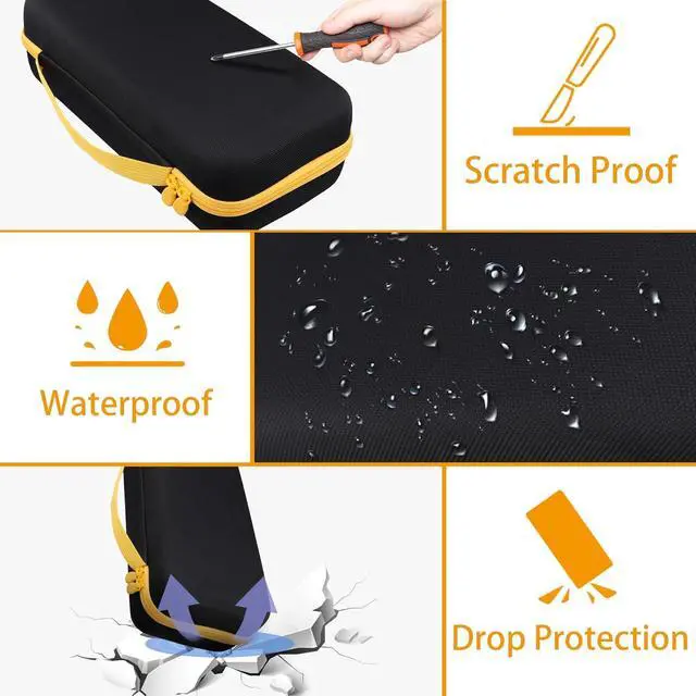 Alt view image 4 of 7 - Aenllosi for Fanttik V8 Apex/Slim V8 Mate/V10 Apex/Slim V10 Mate Car Vacuum Hard Case, Fanttik Cordless V8/V10 Car Vacuum Organizer (Case Only)