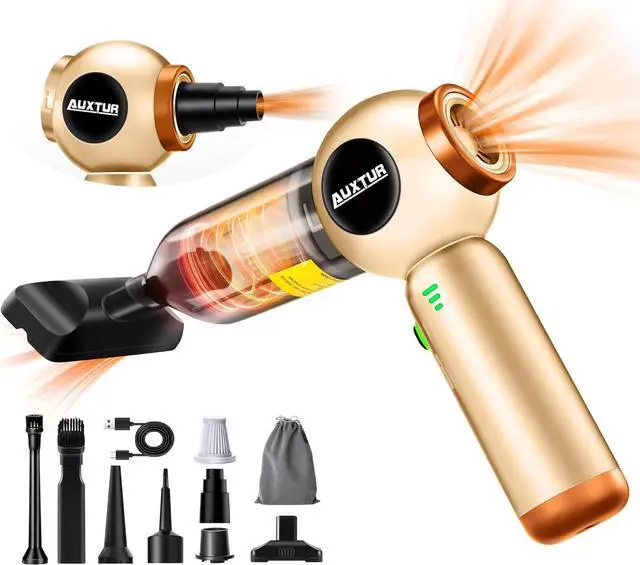 Main image of Handheld Vacuum Cleaner Cordless - 18000PA Strong Suction Rechargeable, 3-Speed Adjustable Portable Mini Dust Buster for Pet Hair, Car Detailing, Home, Office & Car Cleaning