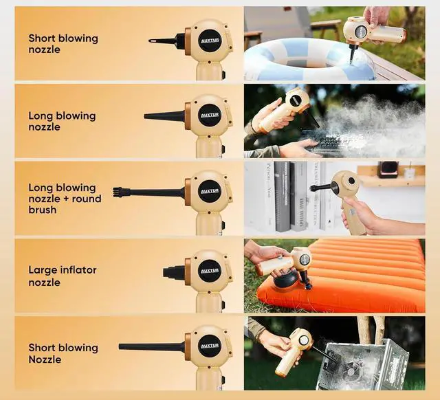 Alt view image 7 of 7 - Handheld Vacuum Cleaner Cordless - 18000PA Strong Suction Rechargeable, 3-Speed Adjustable Portable Mini Dust Buster for Pet Hair, Car Detailing, Home, Office & Car Cleaning