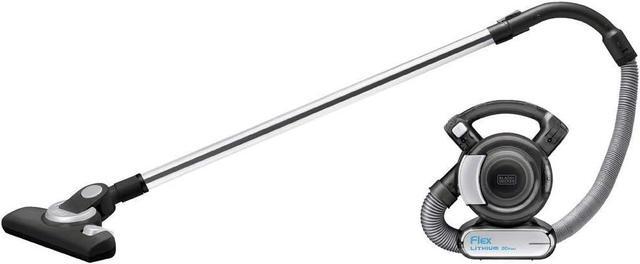Alt view image 3 of 7 - BLACK+DECKER 20V Max Flex Cordless Stick Vacuum with Floor Head and Pet Hair Brush (BDH2020FLFH)