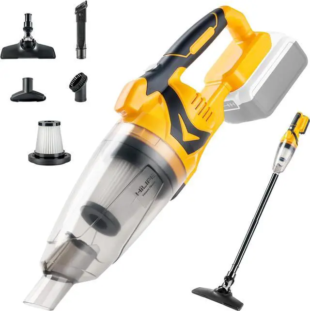 Main image of Cordless Handheld Vacuum Cleaner for DeWALT 20v Battery, EasyClean Wet Dry Use,Wireless Handheld Vacuum for Car,Home, Boat,Workshop, Pet Hair, Furniture Cleaning (Tool Only No Battery)