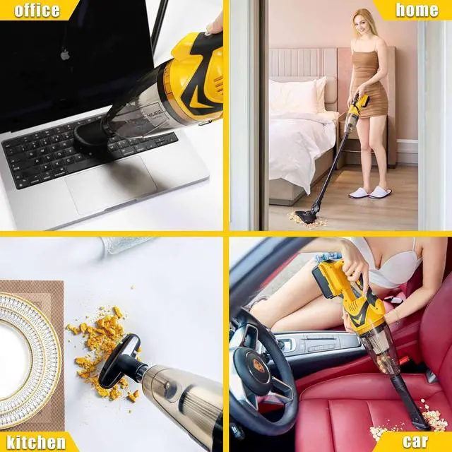 Alt view image 6 of 6 - Cordless Handheld Vacuum Cleaner for DeWALT 20v Battery, EasyClean Wet Dry Use,Wireless Handheld Vacuum for Car,Home, Boat,Workshop, Pet Hair, Furniture Cleaning (Tool Only No Battery)