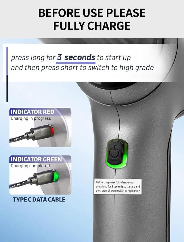 Alt view image 7 of 7 - BENJEN Mini Car Vacuum Cleane, 15000 PA High Power with Brushless Motor, for Car, Office & Home Cleaning