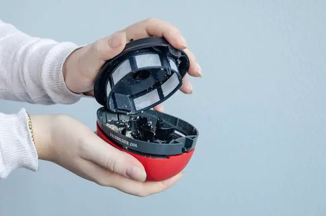 Alt view image 4 of 7 - Mini Table Vacuum Cleaner - Battery Operated Handheld Vacuum Cleaner for Crumbs - High Suction Power for Desk, Kitchen, Surfaces,103587