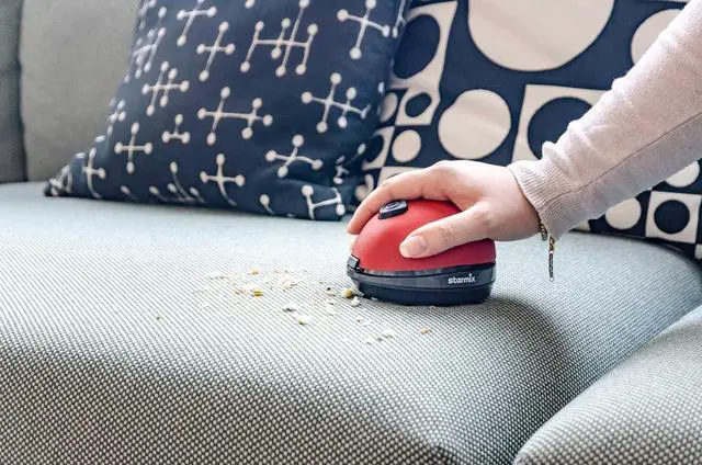 Alt view image 5 of 7 - Mini Table Vacuum Cleaner - Battery Operated Handheld Vacuum Cleaner for Crumbs - High Suction Power for Desk, Kitchen, Surfaces,103587