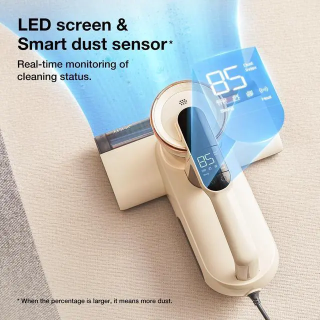Alt view image 5 of 7 - Jimmy WB63 Mattress Vacuum Cleaner UV Sanitizing | Bed Vacuum Cleaner for Dust Mites, Corded with UV-C Light, Strong Suction, Dual Cyclone Filtration for Deep Mattress Cleaning & Upholstery