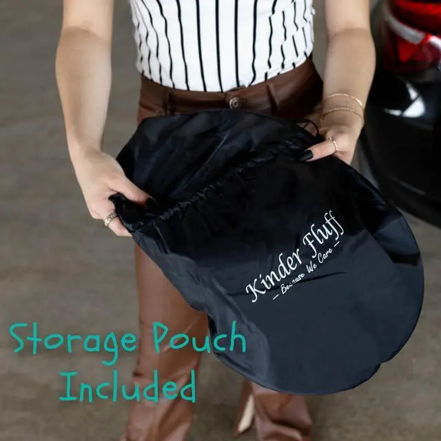 Alt view image 6 of 7 - Kinder Fluff Shuttle Van Window Sunshade (4-Pack) - Extra Large Transparent Sun Shade for Passenger Van Window - Certified 99.9% UV Block, Patented Design, Moms Choice Gold Award - Light Shades XL