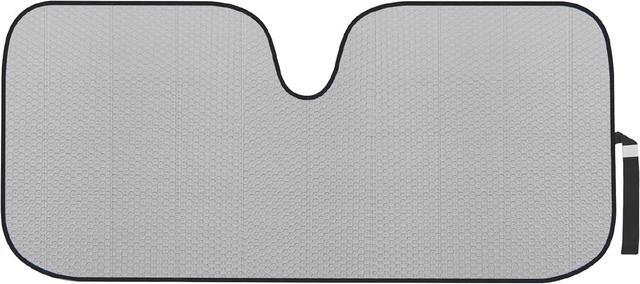 Main image of Motor Trend Accordion Gray Car Windshield Sun Shade - Car Sun Visor Sun Shade for Windshield - Window Shades for SUV & Truck - Dash Cover Sun Protection Window Shade Accessories - 58" x 24"