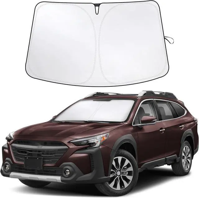 Main image of for Subaru Outback 2020-2024 2025 Car Windshield Sunshade - EcoNour 240T Polyester Material Cars Sun Visor Reflector - Blocks UV Rays - Foldable Sunshade Interior Protection Accessories