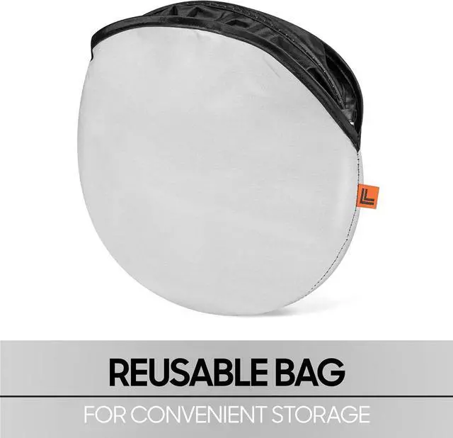 Alt view image 5 of 7 - BDK Car Windshield Sun Shade  Sun Visor & Sunshade for Car Windshield  UV Rays Interior Protection - Easy Setup & Keeps Your Vehicle Cool  SUV & Truck Accessories - Jumbo 63"x35.5"