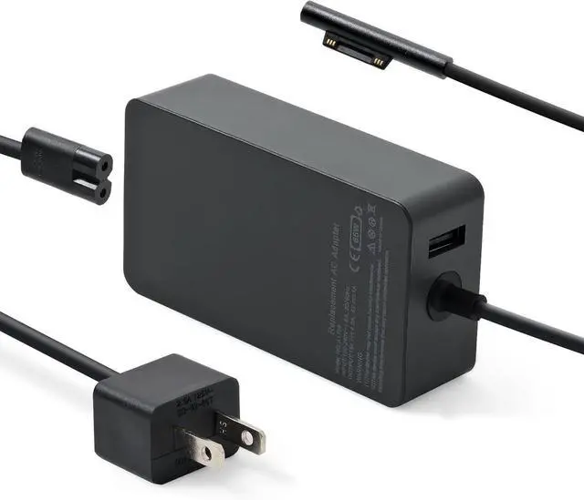 Main image of 65W Surface Pro Laptop Charger for Microsoft Surface Pro X/9/8/7/7+/6/5/4/3, Surface Laptop Studio, Surface Laptop & Surface Go Series  Fast Charging, Portable,Safe and Durable