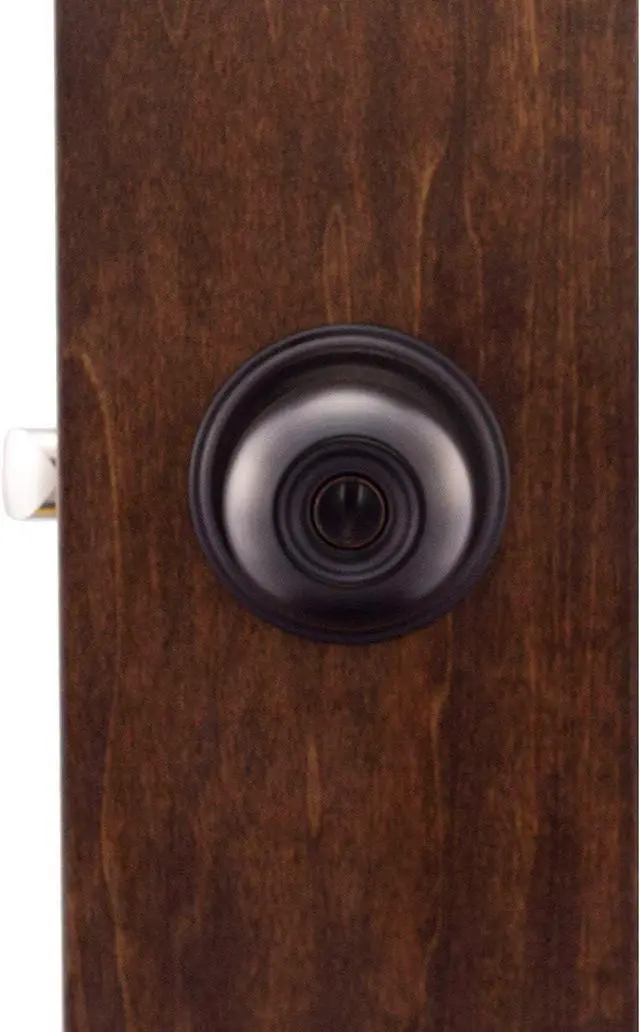Alt view image 3 of 5 - Copper Creek BK2030TB Ball Door Knob, Privacy Function, 1 Pack, Tuscan Bronze