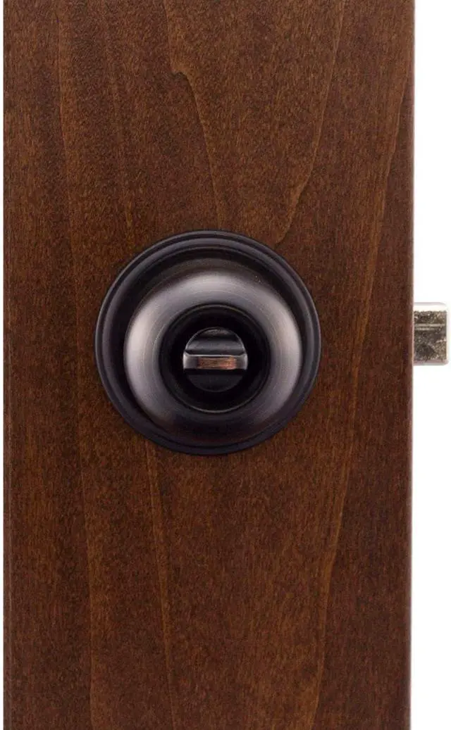 Alt view image 4 of 5 - Copper Creek BK2030TB Ball Door Knob, Privacy Function, 1 Pack, Tuscan Bronze
