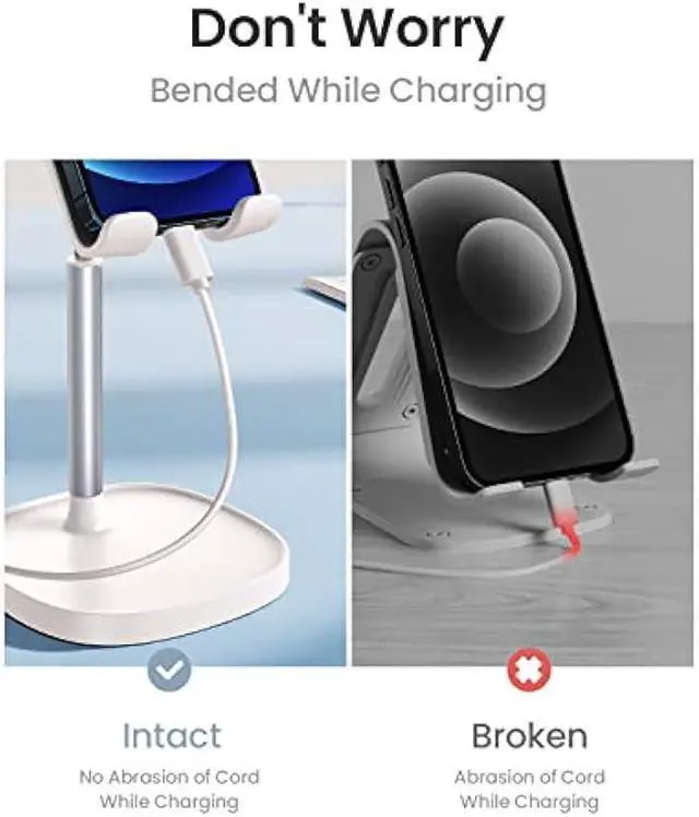 Alt view image 4 of 5 - LISEN Cell Phone Stand Adjustable Phone Holer for Desk, Computer Office Desk Accessories for iPhone 16 Holder Women Kitchen Essentials Fits All Mobile Phones Switch Kindle iPads Tablet 4-10in