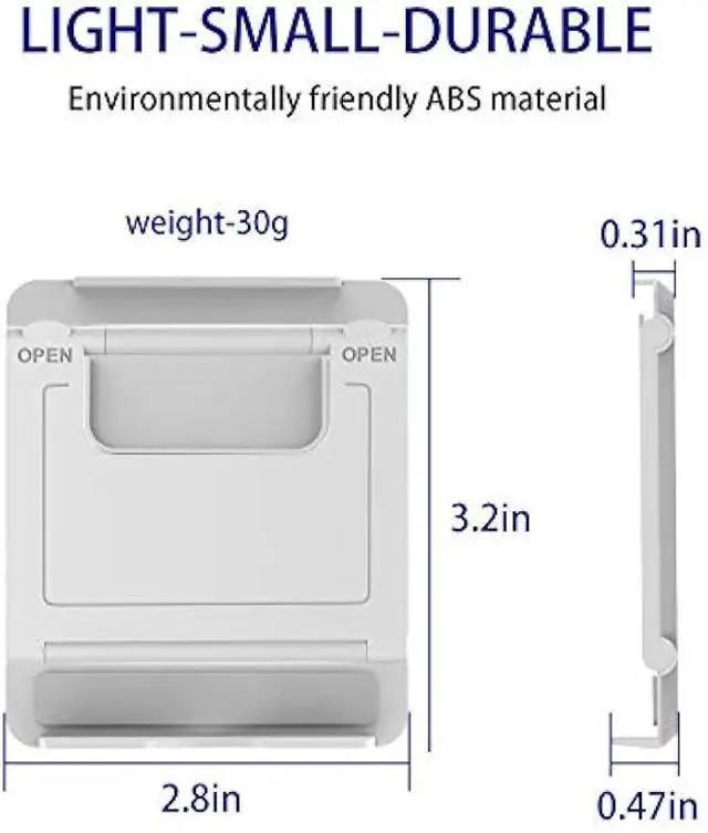 Alt view image 2 of 7 - YENIE 6PACK Desktop Cell Phone Stand Holder, Portable Universal Desk Stand for All Mobile Smart Phone Tablet Display