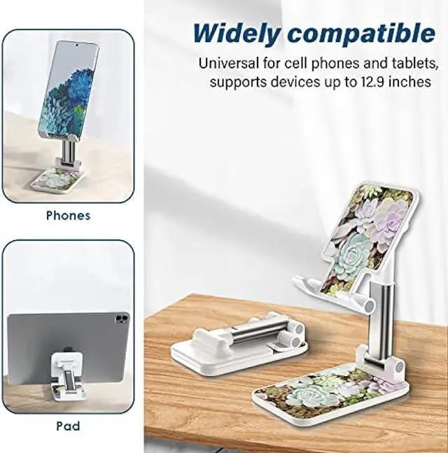 Alt view image 4 of 7 - Colorful Adjustable Foldable Phone Stand, Compatible with Smartphones, Suitable for Office, Home, Travel, Christmas Gift