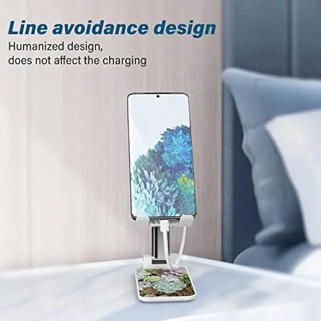 Alt view image 5 of 7 - Colorful Adjustable Foldable Phone Stand, Compatible with Smartphones, Suitable for Office, Home, Travel, Christmas Gift