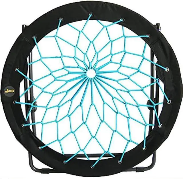 Alt view image 3 of 4 - Zenithen Limited Foldable Bunjo Bungee Chair for Dorms, Living Rooms, Bedrooms, Camping, Gaming & Lounging, Teal (Pack of 1)
