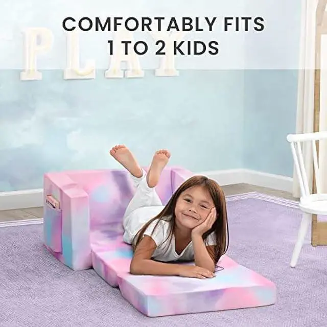 Alt view image 3 of 4 - Cozee Flip-Out Chair - 2-in-1 Convertible Chair to Lounger for Kids