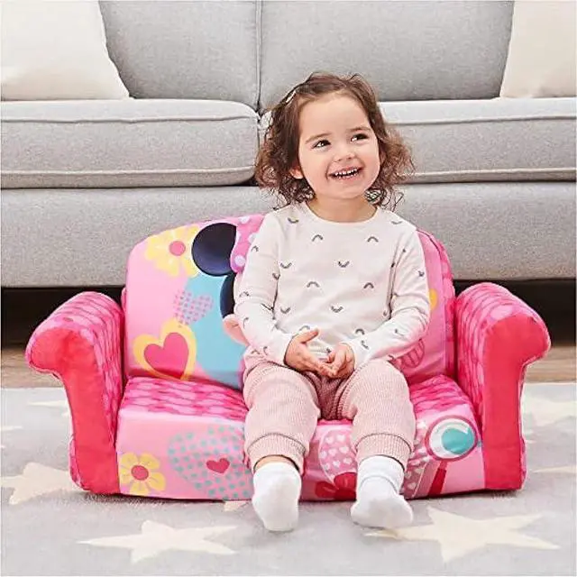 Alt view image 2 of 5 - marshmallow Furniture, Children's 2 in 1 Flip Open Foam Sofa, Minnie Mouse, by Spin Master