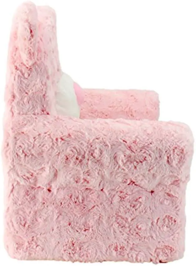 Alt view image 3 of 6 - Animal Adventure | Sweet Seats | Pink Bear Children's Plush Chair