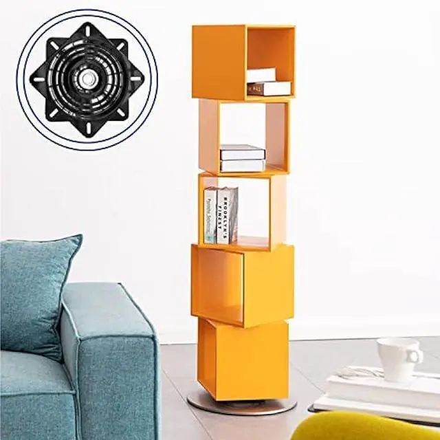 Alt view image 2 of 6 - 2Pack 10Inch Bar Stool Swivel Plate Heavy Duty, Chair Swivel Base with Solid Ring of Ball Bearings, 600lbs Capacity Replacement Swivel Seat Parts Lazy Susan Hardware for Barstools Recliner Chair Boat