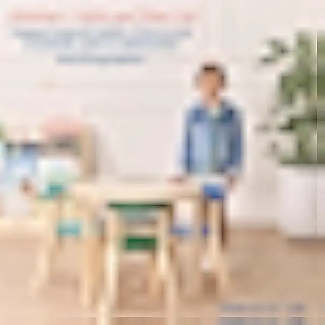 Alt view image 3 of 5 - ECR4Kids Bentwood Table and Curved Back Chair Set, Kids Furniture, Contemporary, 5-Piece