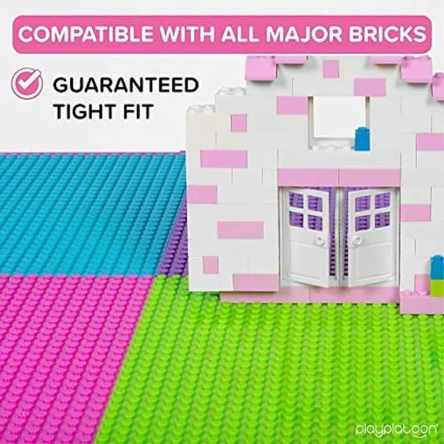 Alt view image 4 of 5 - Play Platoon Kids Table and Chairs Set, Toddler 5 in 1 Pastel Activity Table - Sensory, Water, Art, Picnic, Blocks with Storage for Girls Ages 2 to 8 - with Pink and Blue Chairs