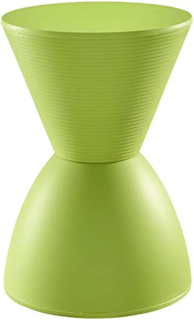 Alt view image 4 of 4 - Modway Haste Contemporary Modern Hourglass Accent Stool in Green