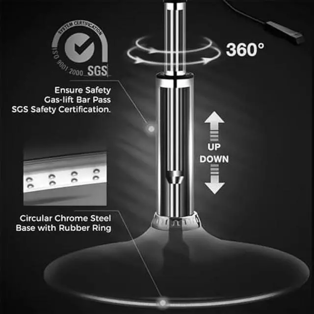 Alt view image 5 of 5 - Furnimart Pink Round Velvet Vanity Ottoman Stool, Contemporary Makeup Modern Accent Stool for Bedroom Living Room Entryway