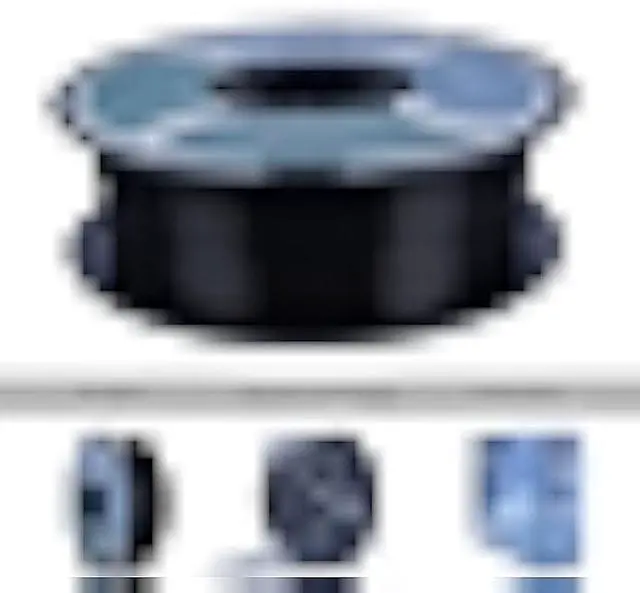 Alt view image 3 of 5 - ZIRO 3D Printer Filament, PLA Filament 1.75mm, Black pla 1KG(2.2lbs), Dimensional Accuracy +/- 0.03mm, Fits Most FDM Printer AMS System,3D Printing Filament Spool Black (Plastic Reel)