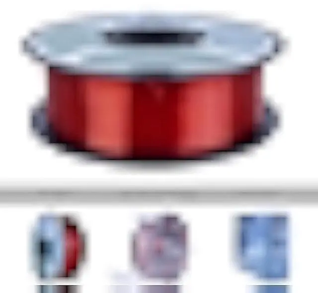 Alt view image 3 of 6 - ZIRO PLA Filament 1.75mm, Transparent Red 3D Printer Filament, Bright Pure Color Semi-Transparent Spool, Dimensional Accuracy +/- 0.03mm, Clear PLA Fits for Most 3D Printing FDM Printers, Red