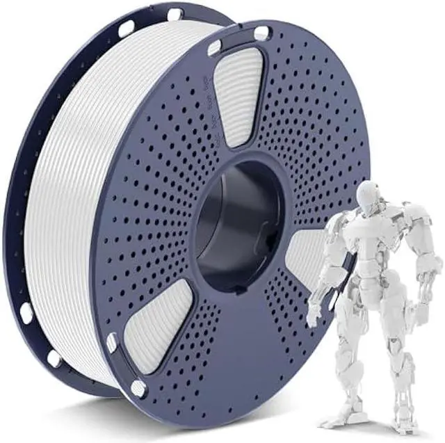 Main image of SUNLU PLA 3D Printer Filament PLA Filament 1.75mm, Neatly Wound 3D Printing Filament, Dimensional Accuracy +/- 0.02 mm, Fit Most FDM 3D Printer, 1kg Spool (2.2lbs), Good for Lithophane, White