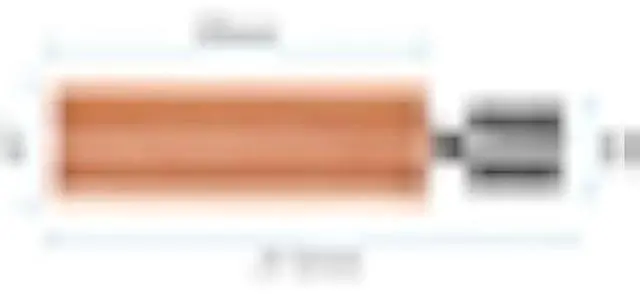 Alt view image 5 of 6 - DIANN 4pcs All Metal Bimetal Heatbreak Copper Titanium TC4 Throat High Temperature for Creality 3D Printer CR10 Hotend