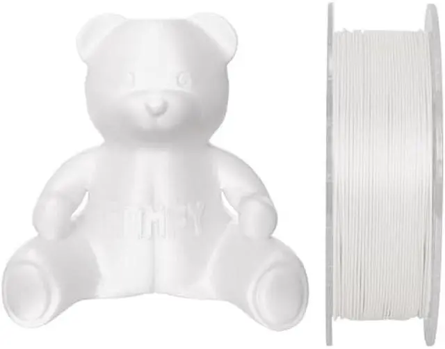 Alt view image 3 of 5 - Certified Food Grade Matte Pastel PLA+ 3D Printer Filament - CARBON by Comfy Materials - Lab Tested FDA Compliant Food Safe, 1.75mm, 1kg, Accuracy: +/- 0.02 (White)